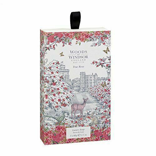 Woods of Windsor True Rose Soap 3pk x 60g