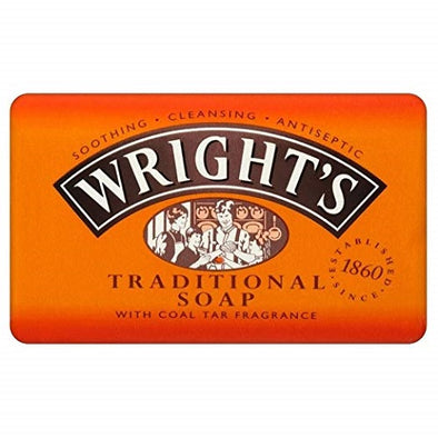 Wrights Coal Tar Soap 125G (Pack of 4)