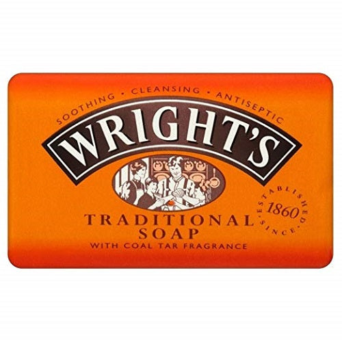 Wrights Coal Tar Soap 125G (Pack of 4)