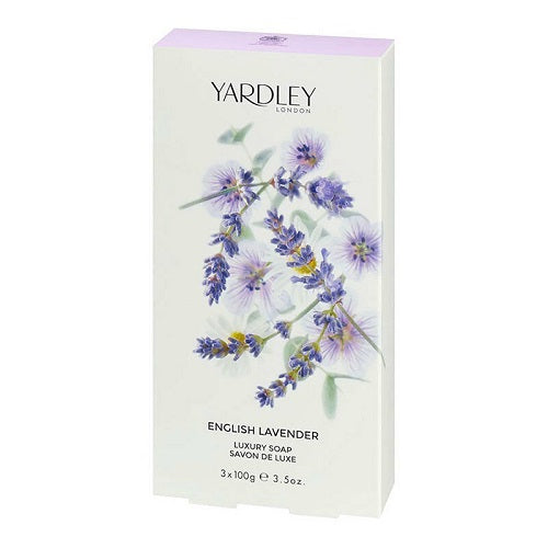 Yardley London English Lavender Luxury Soaps 3pk x 100g