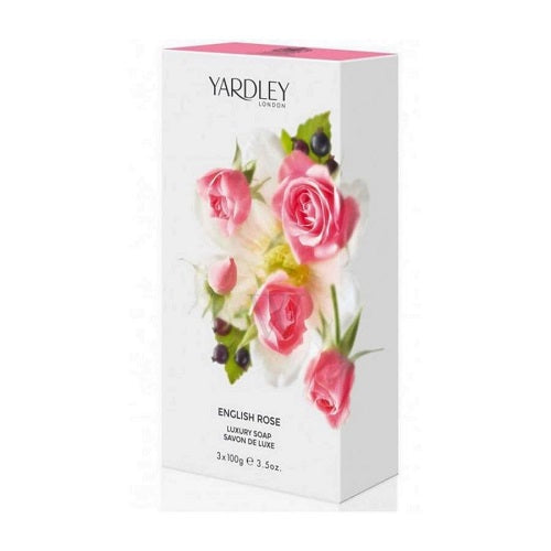 Yardley London English Rose Luxury Soaps 3pk x 100g