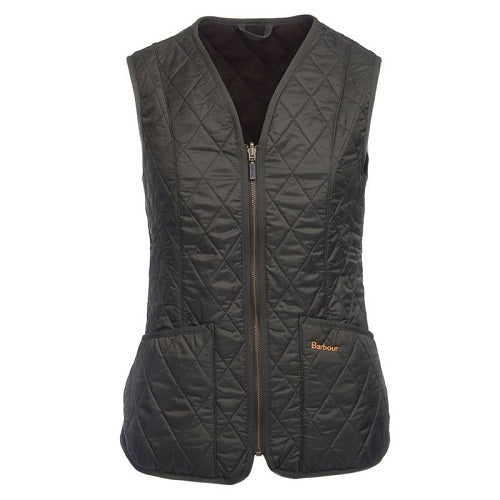 Barbour Womens Fleece Betty Liner Dark Olive Size 8