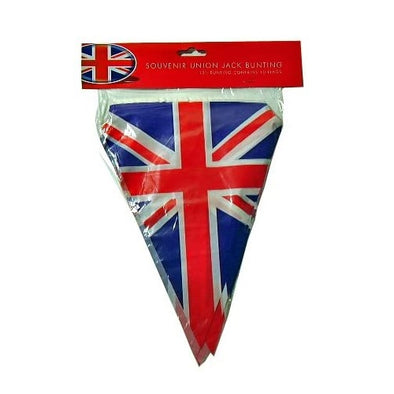 Bunting Union Jack PVC 10 Flags/12FT
