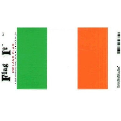 Flag it Decal Ireland Flag - Vinyl Decal Sticker 3.5''x 5''