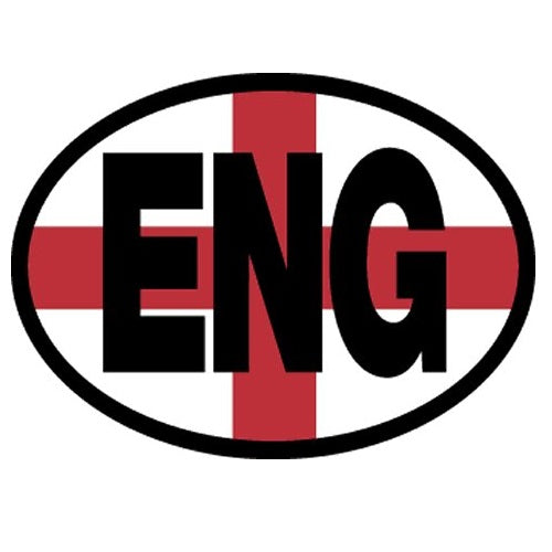 Flag it Decal Oval Reflective England