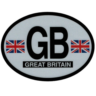 Flag it Decal Oval Reflective Great Britain