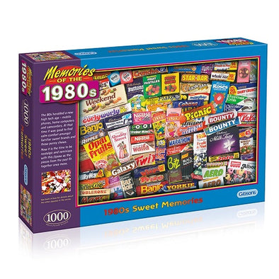 Gibsons 1980s Sweet Memories Jigsaw Puzzle (1000 Pieces)