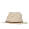 Barbour Flowerdale Trilby Hat In Cream Size L