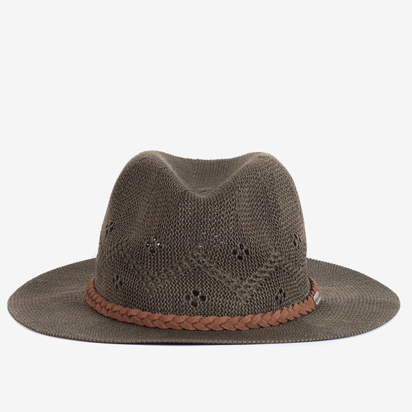 Barbour Flowerdale Trilby In Olive Size L