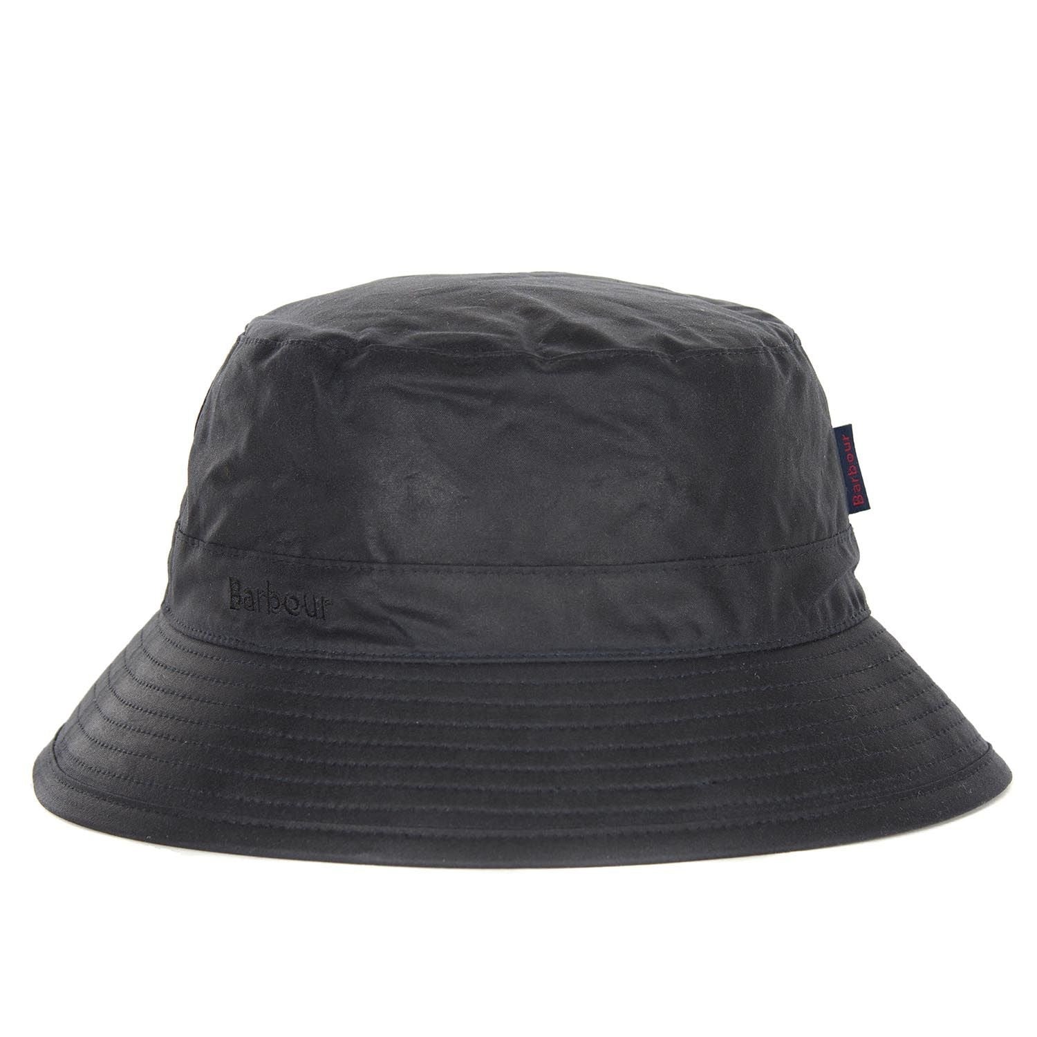 Barbour Wax Bucket Hat Navy Size S