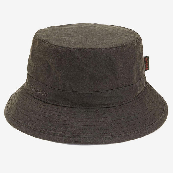 Barbour Wax Sports Hat Olive Size L