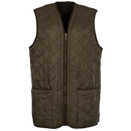 Barbour Men's Polarquilt Waistcoat Zip-in Liner Olive Size XXL