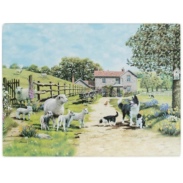 Lesser & Pavey Collie & Sheep Cutting Board