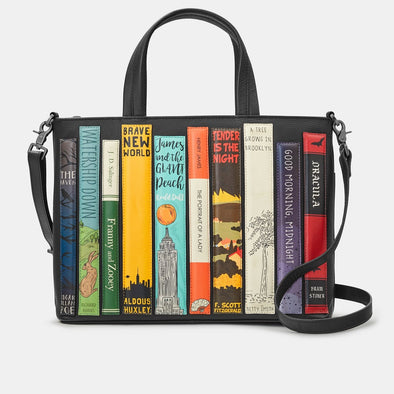 Yoshi Bookworm Black Leather Multiway Grab Bag