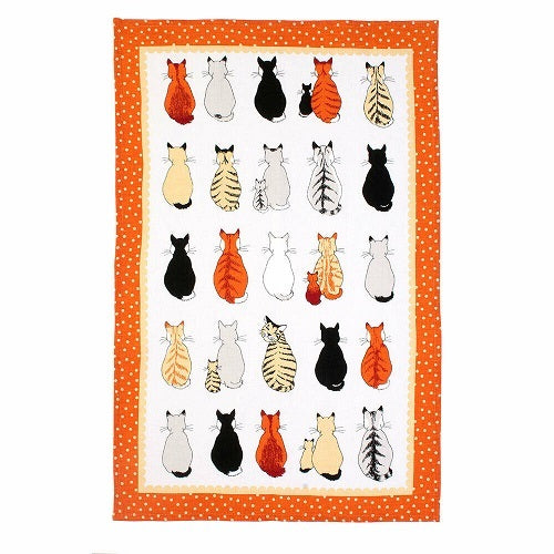 Ulster Weavers Cotton Tea Towel - Cats in Waiting