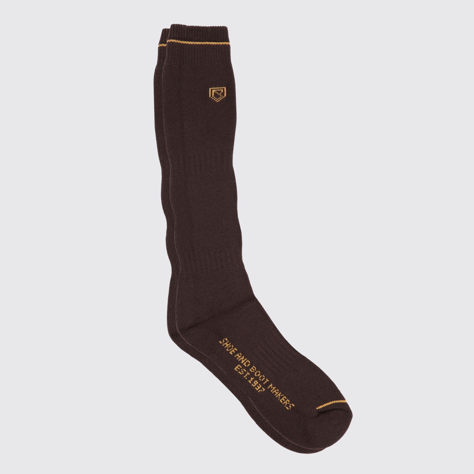 Dubarry Long Boot Socks - Brown Size S