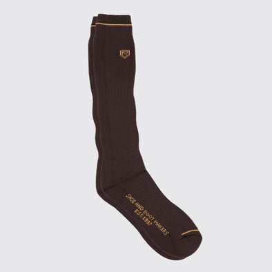 Dubarry Long Boot Socks - Brown Size S