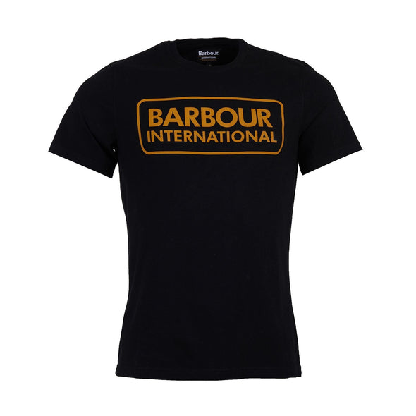 Barbour International Essential Large Logo T-shirt - Black Size S