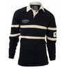 Guinness Black and Cream Traditional Rugby Jersey Size Large