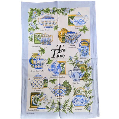 Samuel Lamont Cotton Tea Towel, Tea Time