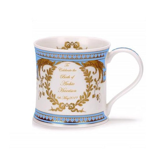 Dunoon Celebrate Birth of Archie Harrison Mugs