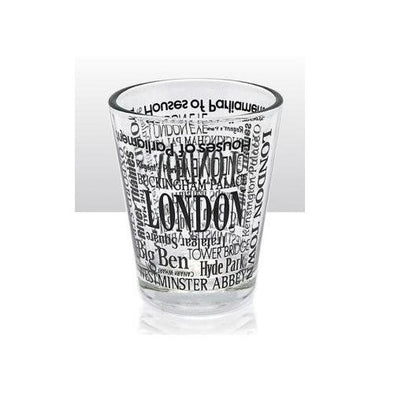 London Names Shot Glass (Pack of 6)