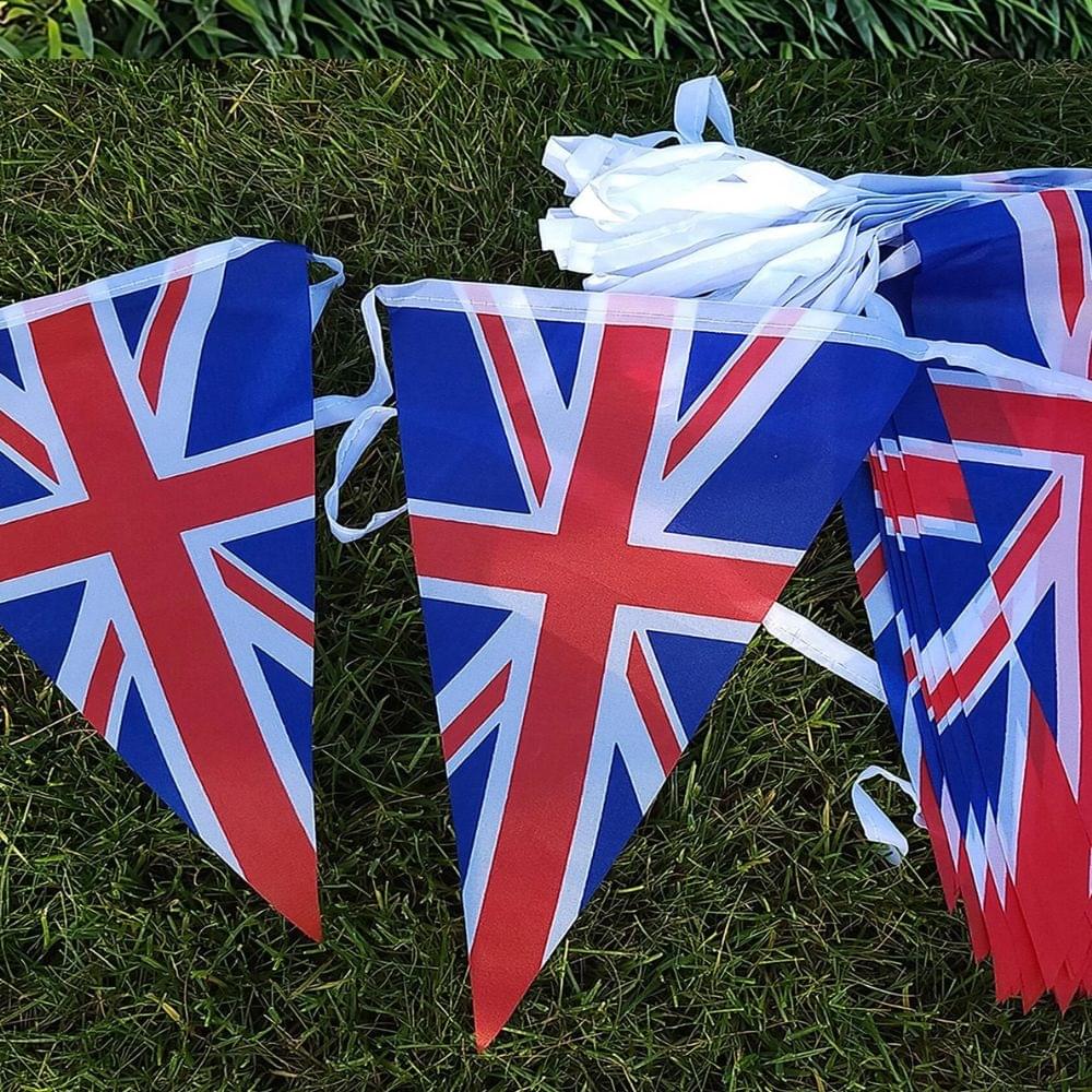 Bunting Union Jack PVC 10 Flags/12FT