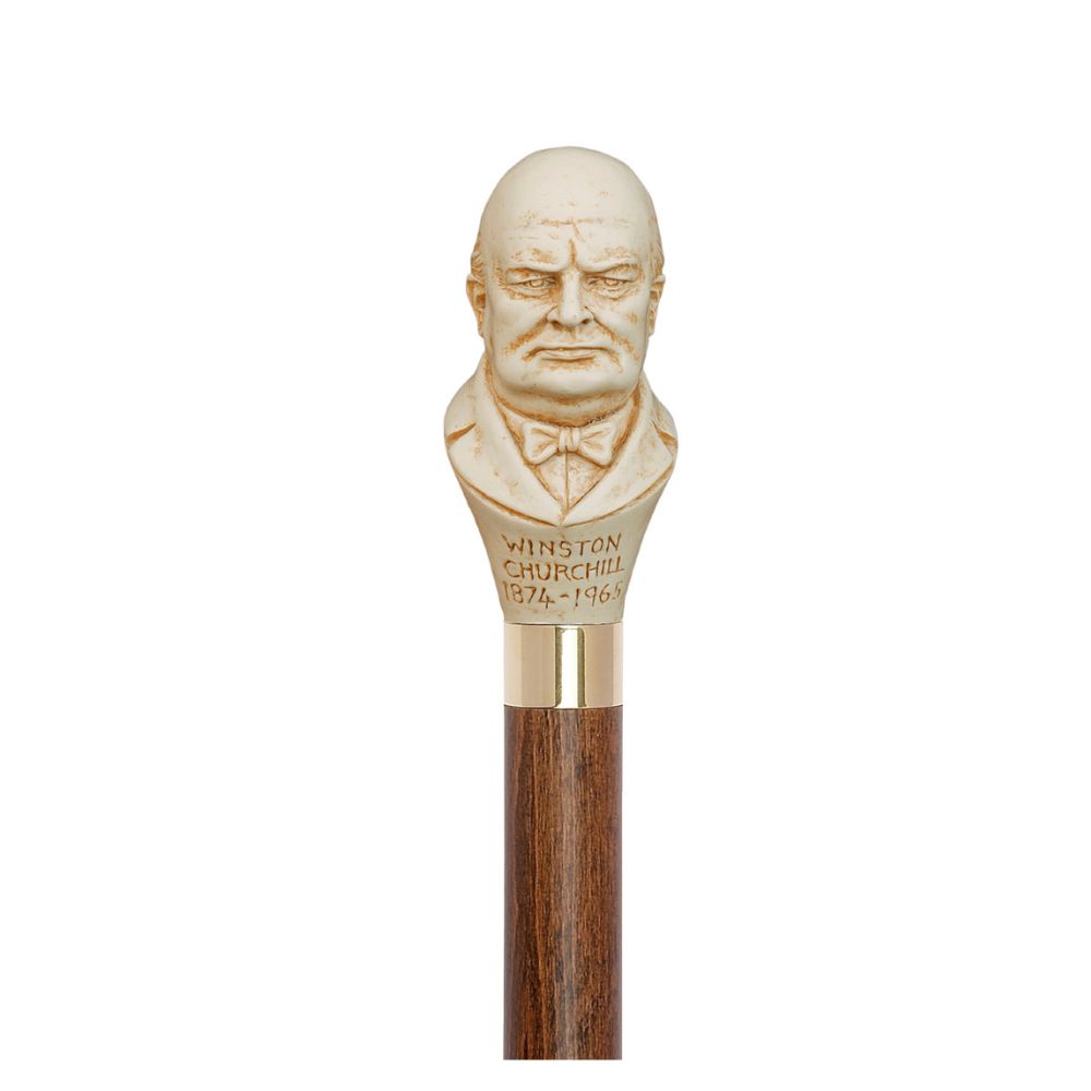 Charles Buyers Winston Churchill Moulded Top Collectors Stick