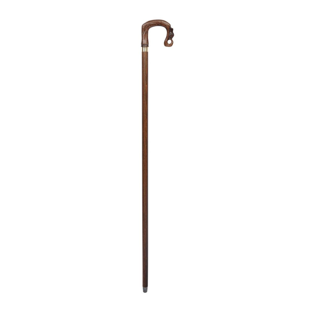 Charles Buyers Brown Shepherds Crook Moulded Top Collectors Stick