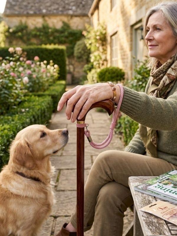 Classic Canes Walking Stick Wrist Loop Cord Color Pink product image with Classic