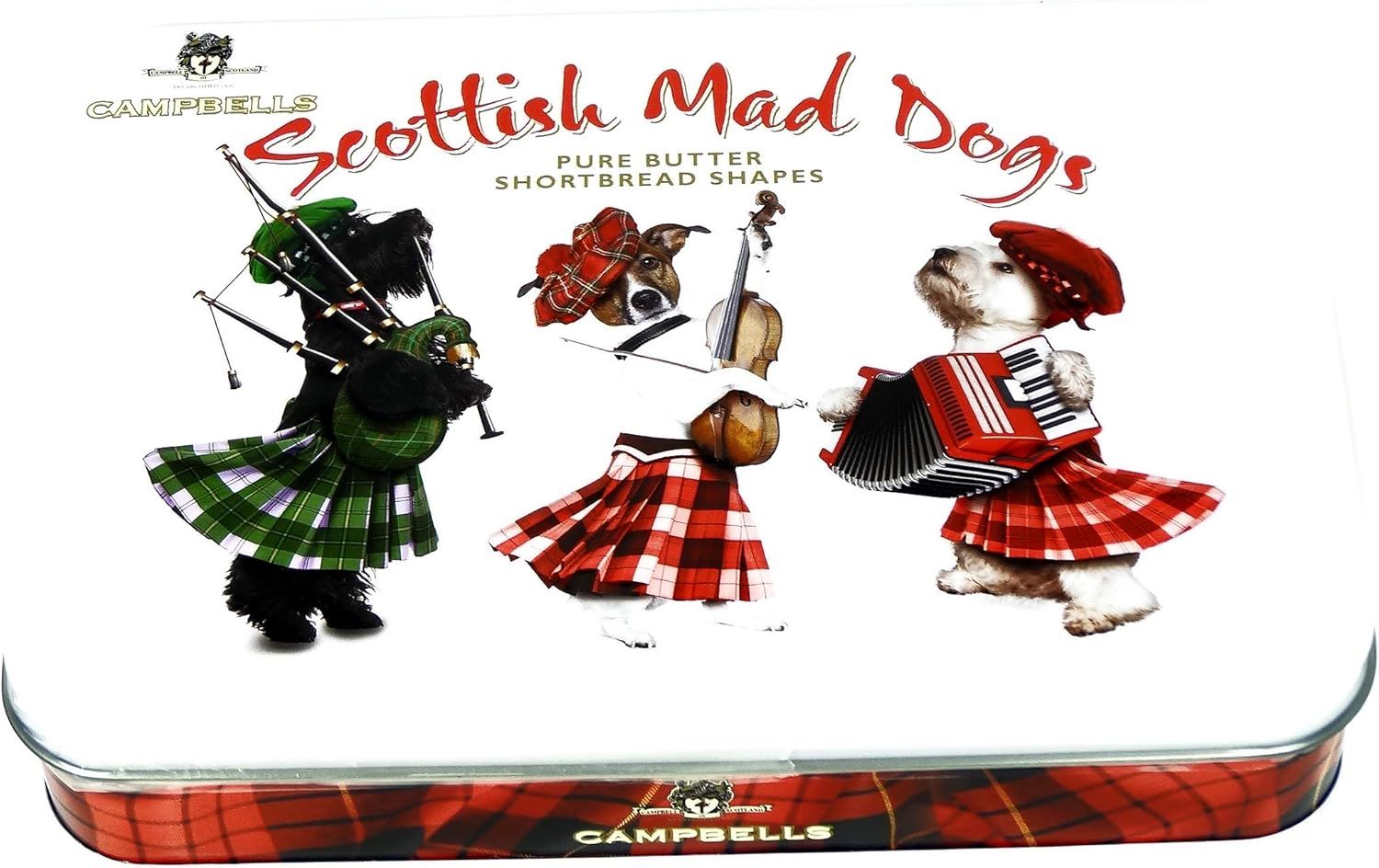 Campbells Shortbread Scottish Mad Dogs Tin 150g