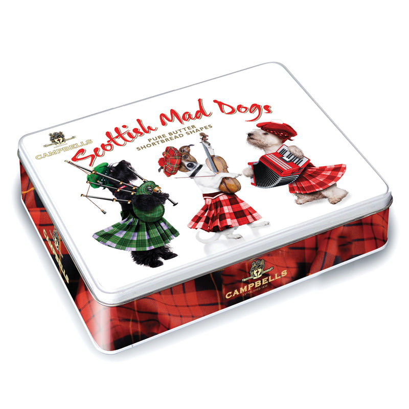 Campbells Shortbread Scottish Mad Dogs Tin 150g