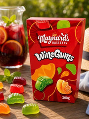 Maynards Bassetts Wine Gums Cartan 300g in premium festive British packaging.
