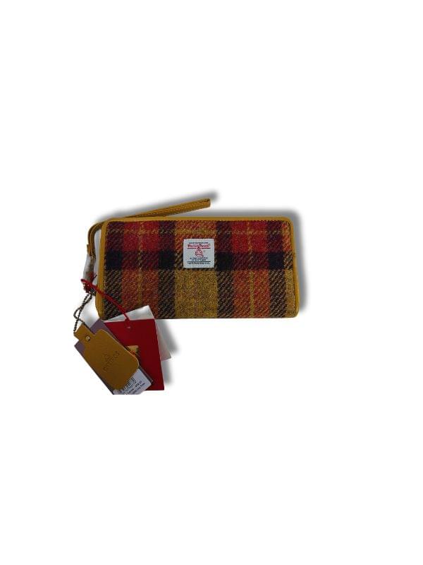 Das Impex Harris Tweed Ladies Long Purse Yellow