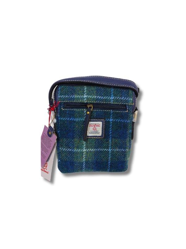 Das Impex Harris Tweed Small Ladies Crossbody bag Blue