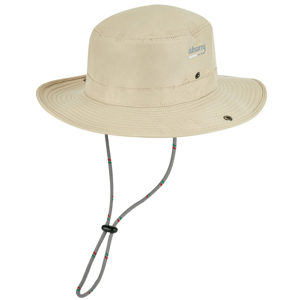 Dubarry Genoa Brimmed Sun Hat - Stone Size XL