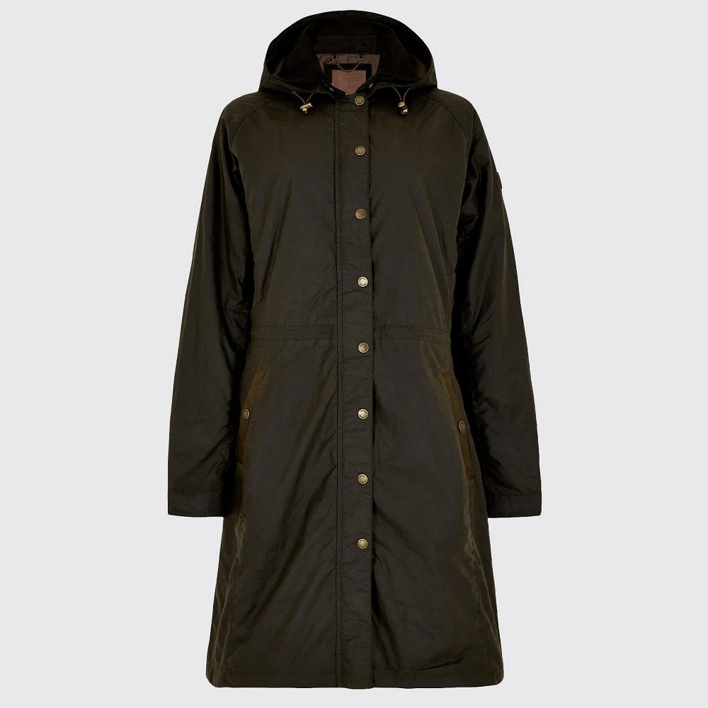 Dubarry Redington Wax Coat - Verdigris Size US12