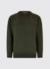 Dubarry Clarinbridge Men's Crew Neck Sweater - Olive Size L