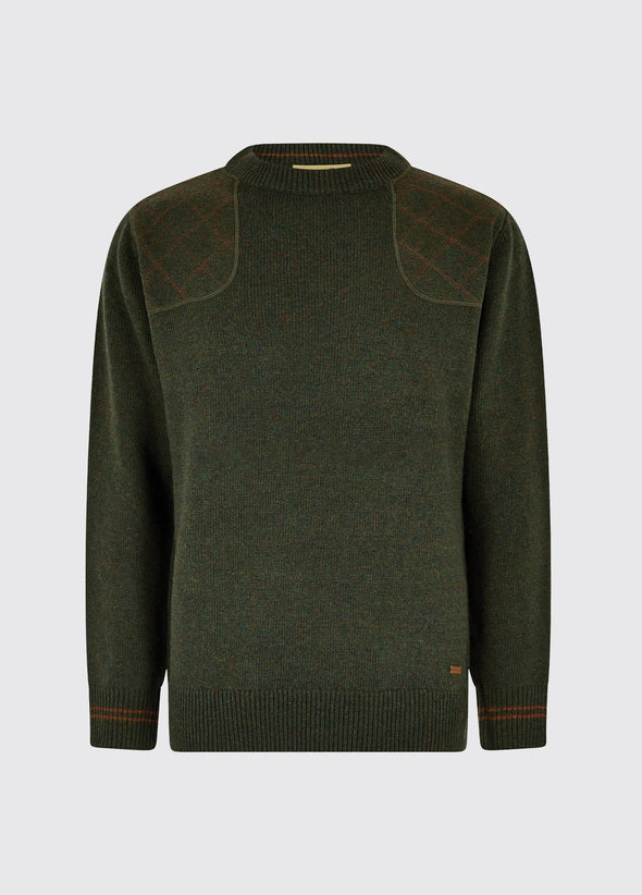 Dubarry Clarinbridge Men's Crew Neck Sweater - Olive Size L