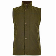 Dubarry Mayfly Wax Mens Gilet In Fennel Gilet product image with Wax