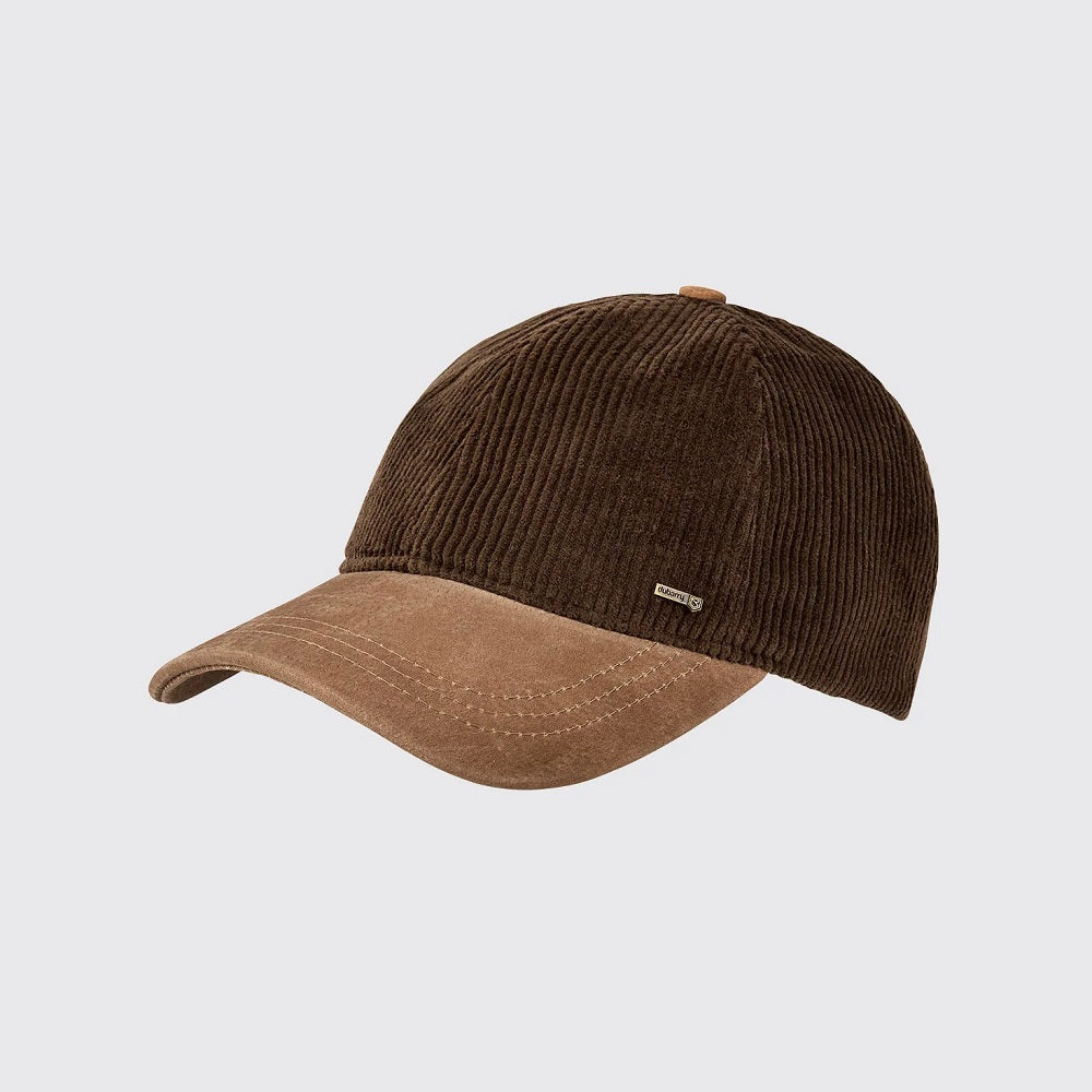 Dubarry Marino Corduroy Baseball Cap - Walnut