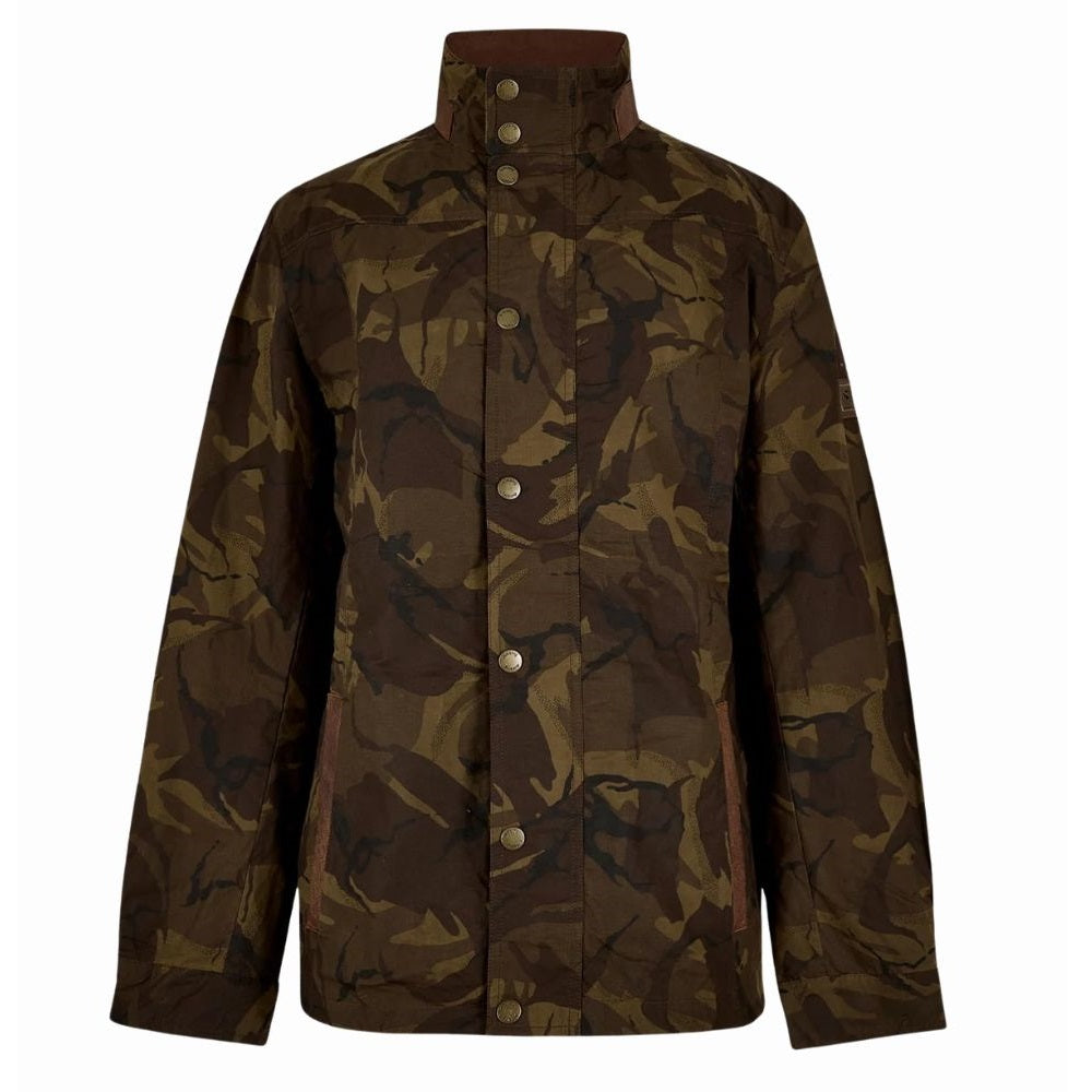 Dubarry Carrickfergus Wax Mens Cotton Jacket Brown - Camo
