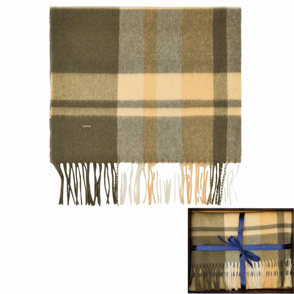 Dubarry Kinvara Wool Check Scarf