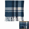 Dubarry Kinvara Wool Check Scarf - Indigo