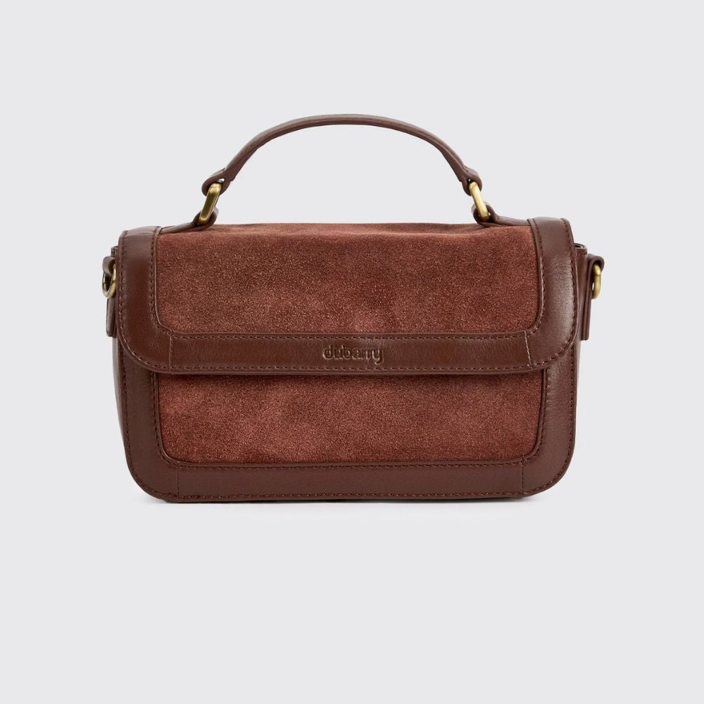Dubarry Eadestown Structured Handbag in Suede and Leather Bag - Cedar