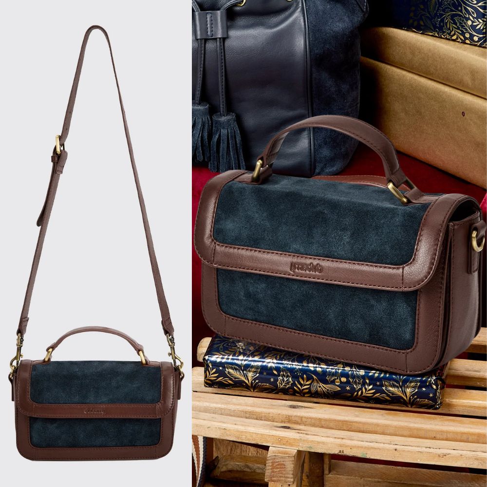 Dubarry Eadestown Structured Handbag in Suede and Leather Bag