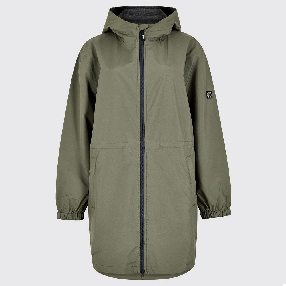 Dubarry Brookside Ladies' Hooded Rain Mac - Kelp