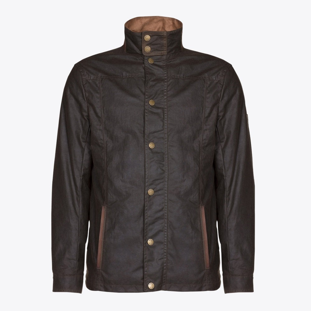 Dubarry Carrickfergus Men’s Waxed Cotton Jacket - Olive L Jacket product image