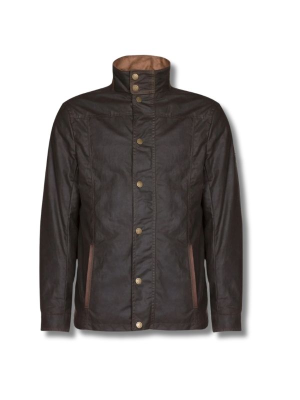 Dubarry Carrickfergus Men’s Waxed Cotton Jacket - Olive