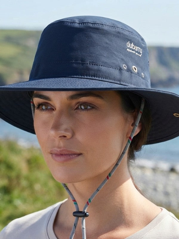 Dubarry Genoa Brimmed Sun Hat - Navy Size M Hat product image